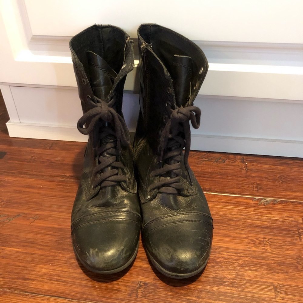 Steve Madden combat boots